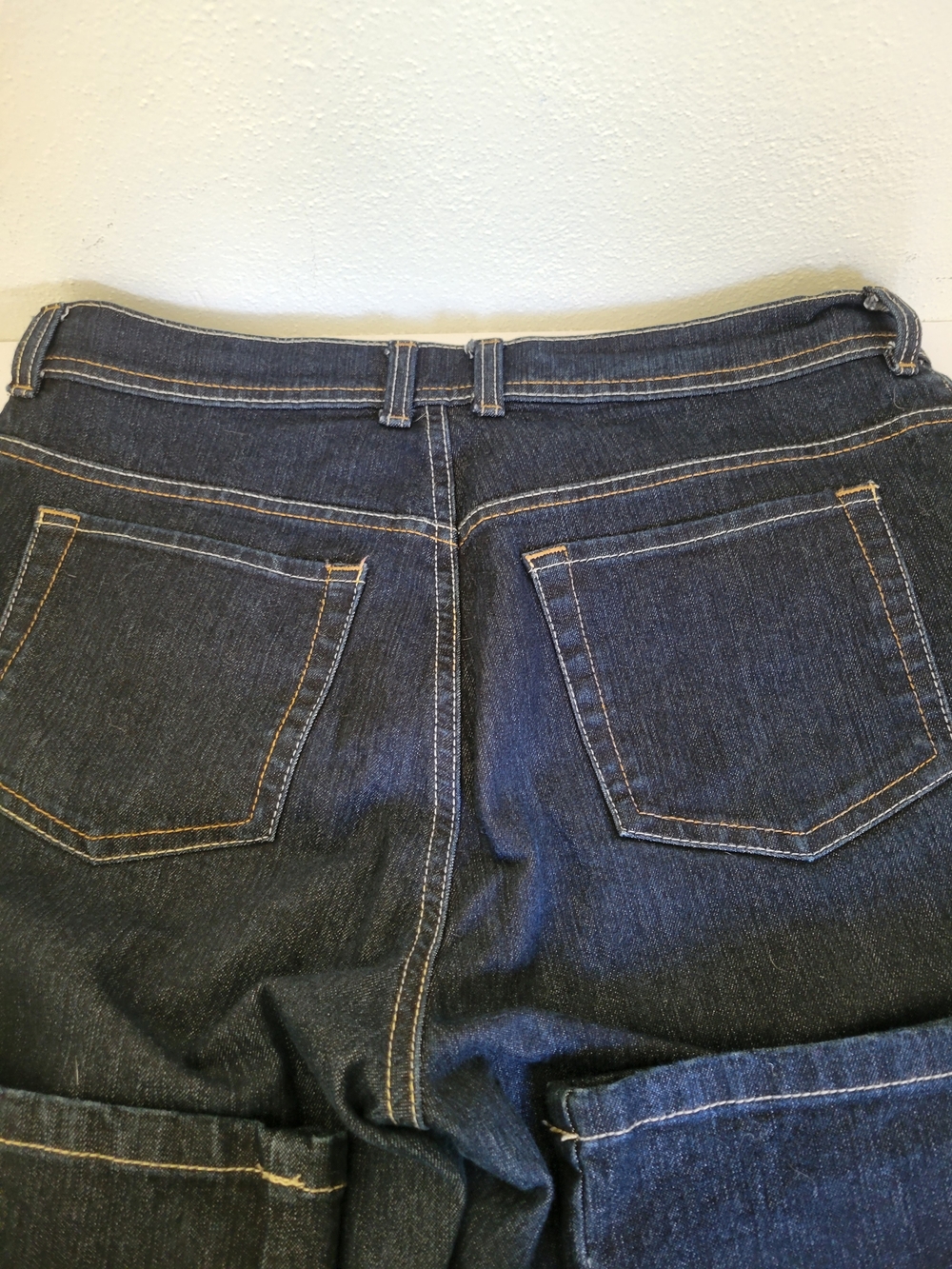 Gloria Vanderbilt Dark Blue Denim Jeans 12 Petite